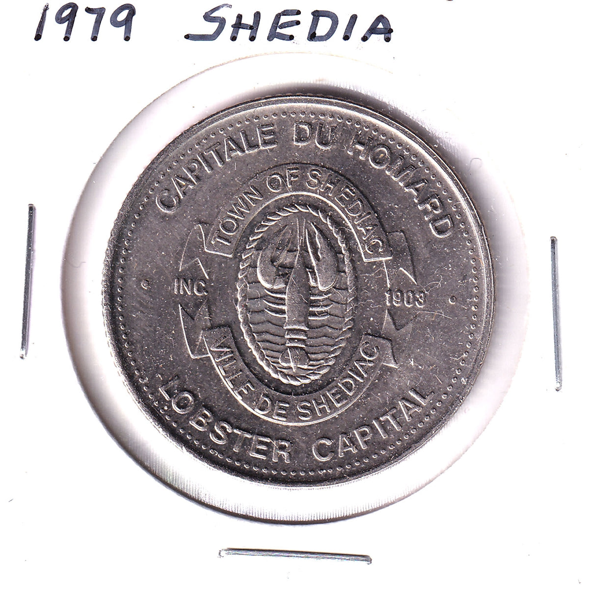 1979 Shediac New Brunswick Lobster Capital Trade Dollar
