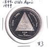 1899-1999 Olds Agricultural Society Centennial Trade Dollar Token