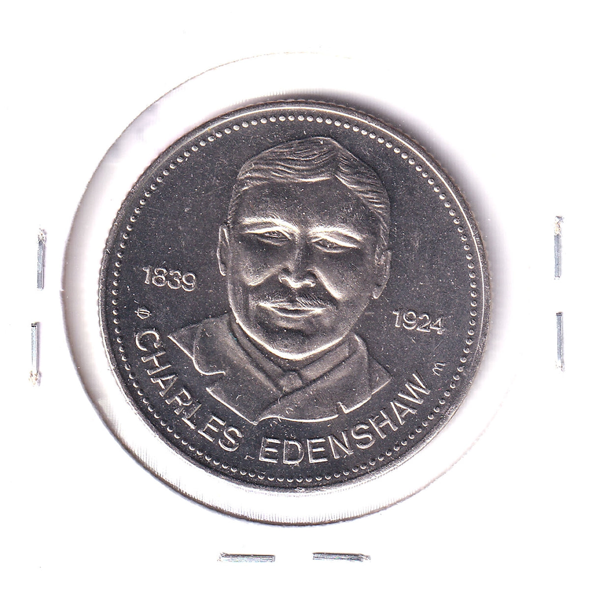 1977 British Columbia Haida Dollar Trade Token: Charles Edenshaw