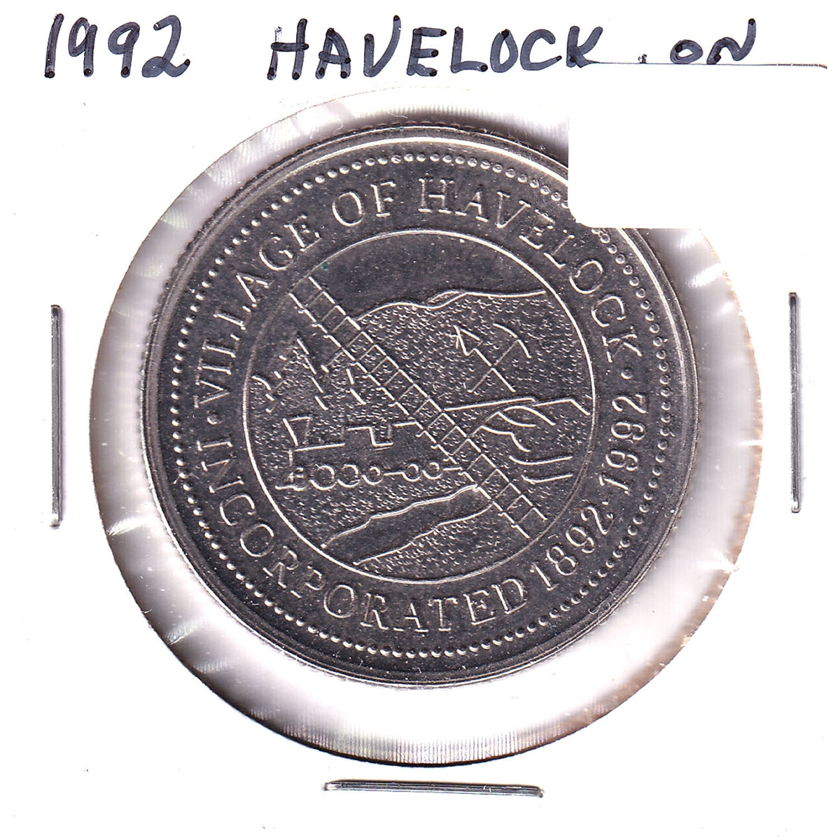 1992 Havelock Ontario Centennial Trade Dollar Token