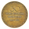Ford Motor Company 1953 50 Years Forward with Ford Giant-sized Medallion