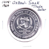 Oxbow, Saskatchewan, 1964 60th Anniversary Trade Dollar Token (Spots)