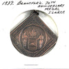 Brantford, Ont., 1937 70th Anniversary & Coronation Diamond-shaped Medallion - Scarce!