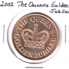 2002 The Queen&apos;s Golden Jubilee Medallion (Spot)