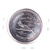 1987 Gander, Newfoundland, Aviation Dollar Trade Token: WWII Hurricane Fighter
