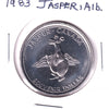 1983 Jasper, Alberta, Souvenir Dollar: Howling Wolves