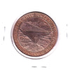 1967 Dawson Creek, B.C. Canada Centennial Medallion: Peace River Power Project (Toned)