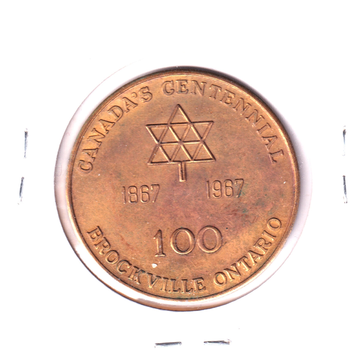 1967 Brockville, Ontario, Canada&apos;s Centennial Trade Dollar Token