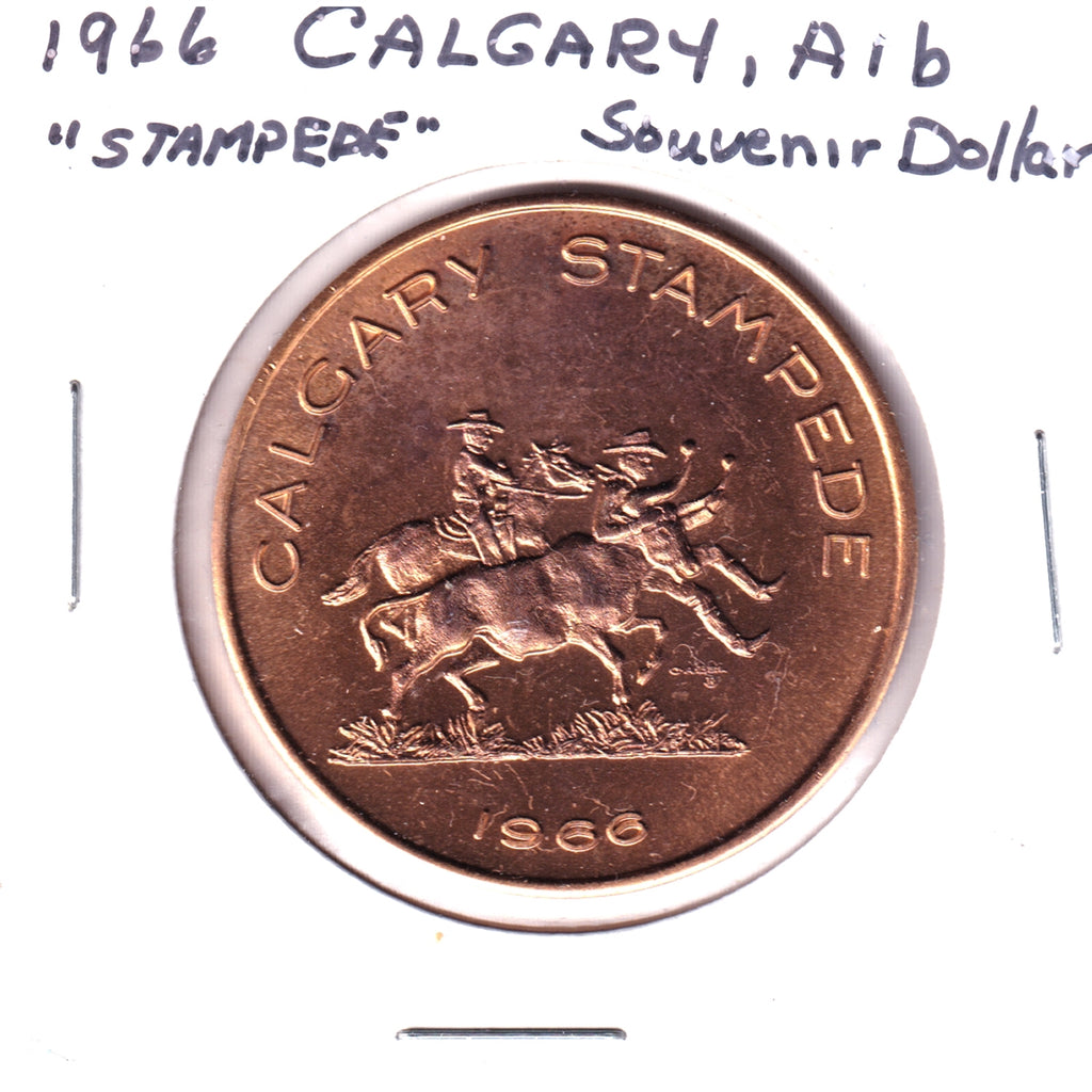 1966 Calgary Stampede Souvenir Dollar Trade Token