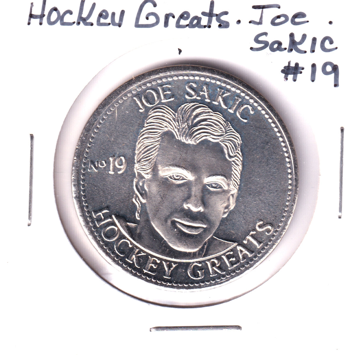 Joe Sakic Limited Edition Hockey Greats Coin Collection Medallion (&#35;19)