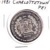1981 Charlottetown, PEI, Fathers of Confederation Trade Dollar Token: John H. Gray