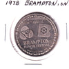 1978 Brampton, Ontario, 16th Annual Flower Festival Dollar Trade Token