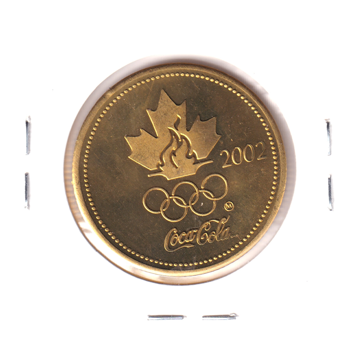 2002 Coca-Cola Canadian Olympic Men's Hockey Medallion: Mario Lemieux (May have spots)