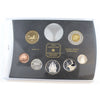 1999 Canada 7-coin Silver Frosted Proof Set from RCM Double Dollar Set (Lightly toned)
