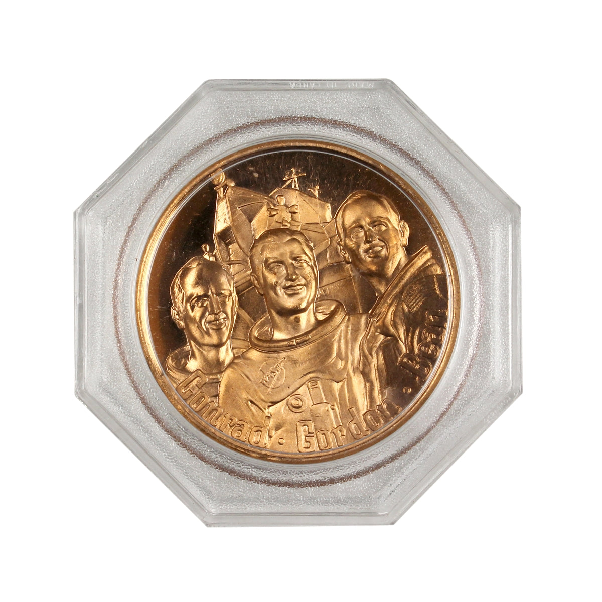 1969 Apollo 12 Return to the Moon Copper Medallion (May have spots)