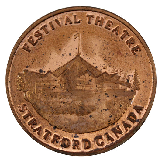 Stratford, Ontario, Festival Theatre Copper Medallion (May Have Corrosion)