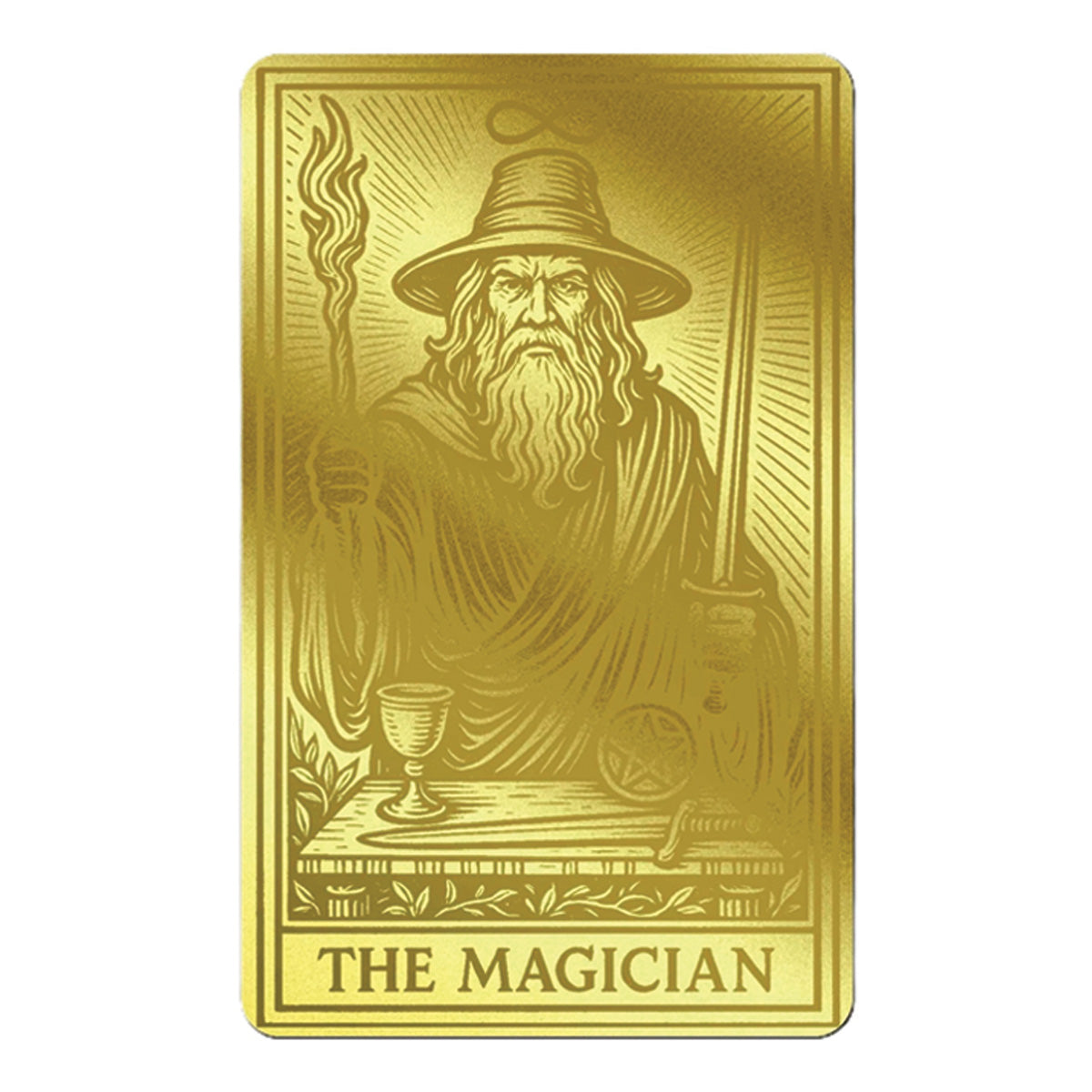 2026 Liberia $12 The Magician 1/1000oz 24K .9999 Gold in Card (No Tax)
