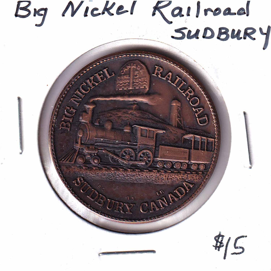 Big Nickel Railroad in Sudbury Canada Medallion