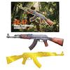 2026 Liberia $12 AK-47 Shaped 1/1000oz 24K .9999 Gold in Card (No Tax)