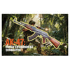 2026 Liberia $12 AK-47 Shaped 1/1000oz 24K .9999 Gold in Card (No Tax)