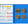 Lot of 4x Expo 86, Vancouver, Medallions: 3x BC Pavilion, 1x Expo Ernie, 4Pcs in Album