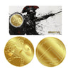 2026 Liberia $12 Spartan 1/1000oz 24K .9999 Gold in Card (No Tax)