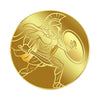 2026 Liberia $12 Spartan 1/1000oz 24K .9999 Gold in Card (No Tax)