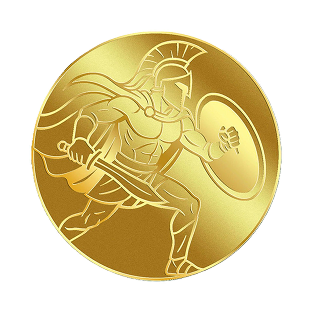 2026 Liberia $12 Spartan 1/1000oz 24K .9999 Gold in Card (No Tax)