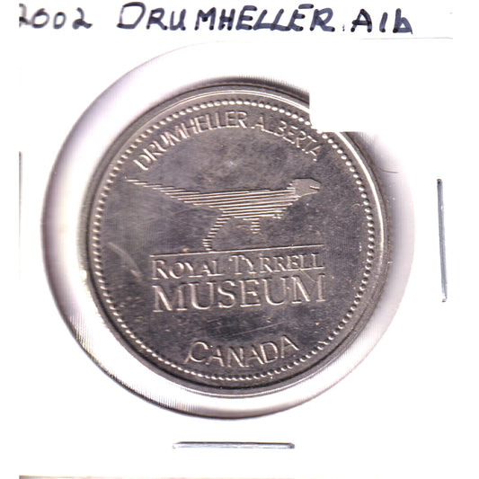 2002 Drumheller Alberta Royal Tyrrell Museum Medallion