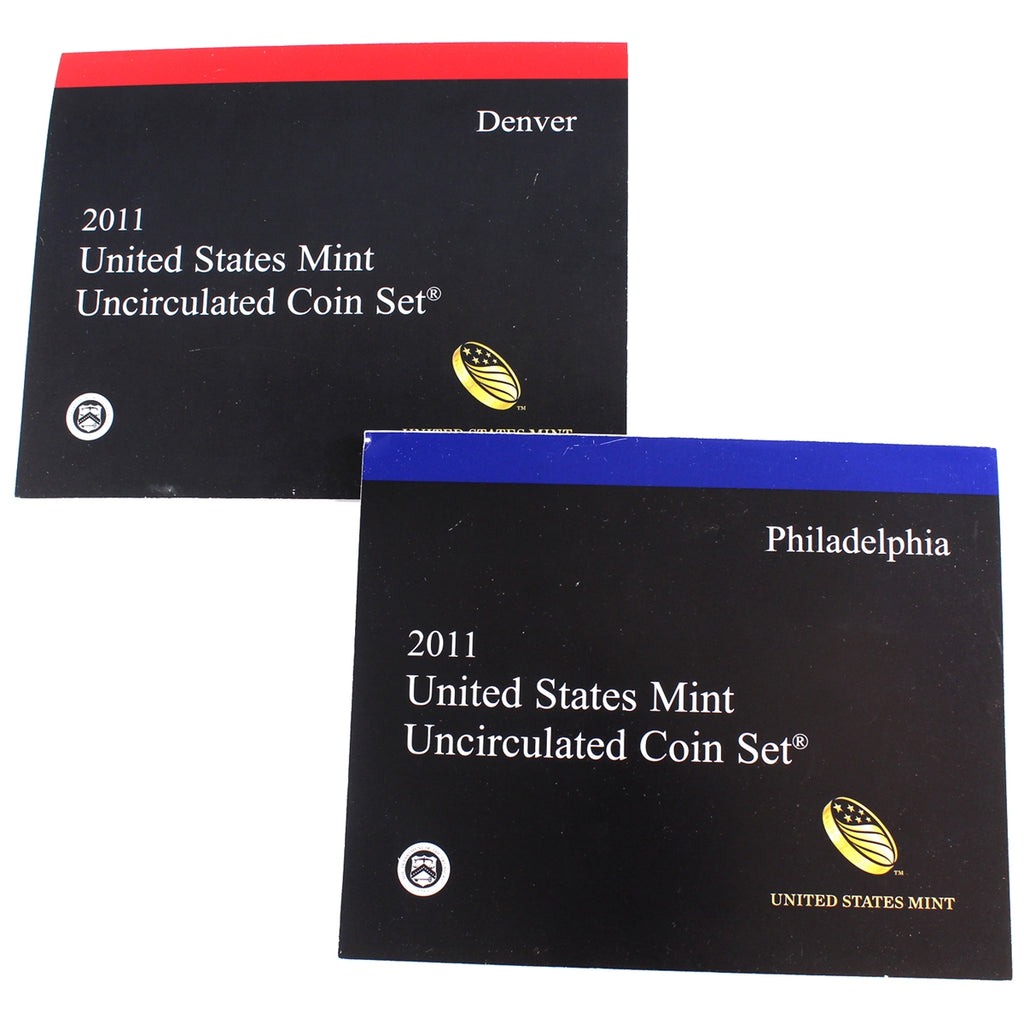 2011 USA Uncirculated Coin Set, P&D Mints (Light Toning)