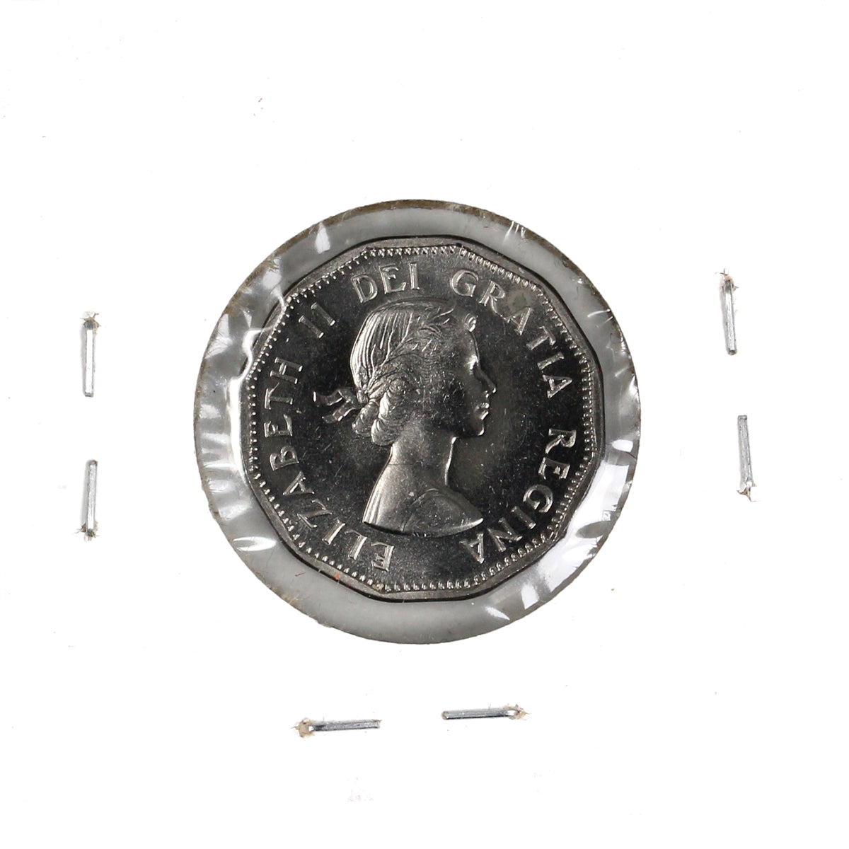 1960 Canada 5-cents Proof Like (Spots, toned, or impaired)