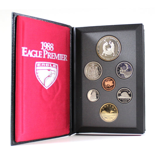 1988 Canada Special Chrysler Eagle Premier Proof Double Dollar Set
