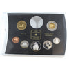 2002 Canada 7-coin Silver Frosted Proof Set from RCM Double Dollar Set (Lightly toned)