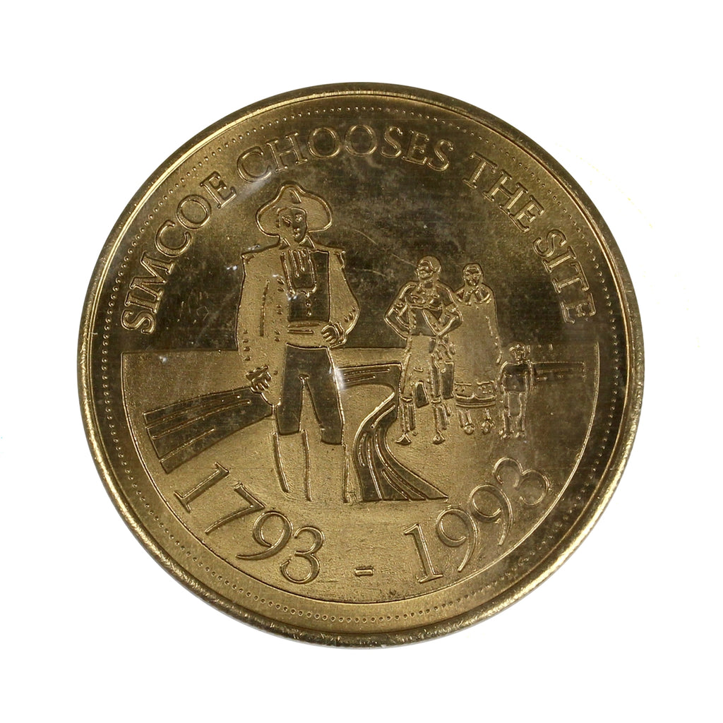 1993 London, ON, 200th Anniversary Medallion in Bell Folder: London Salutes Education