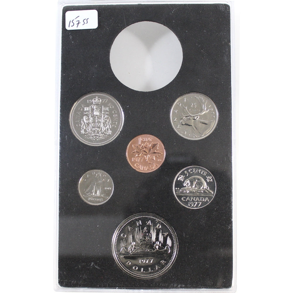 1977 Canada 6-coin Specimen Set - from RCM Double Dollar Set