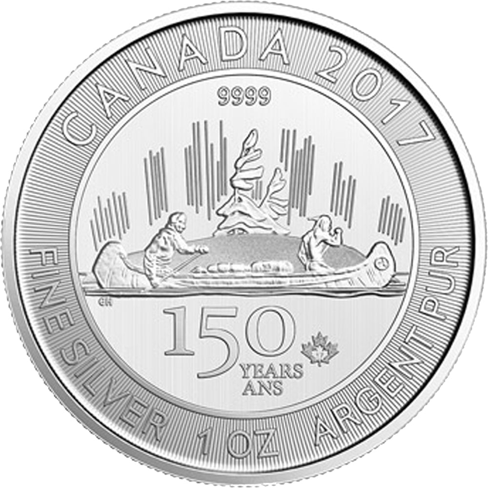 2017 Canada $5 150th SE Voyageur 1oz .9999 Silver (Tax Exempt)
