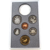 1991 Canada 6-coin Frosted Proof Set Broken from RCM Double Dollar Set (Light toning)