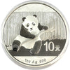 2014 China 10Y 1oz .999 Silver Panda (TAX Exempt) - Light Toning