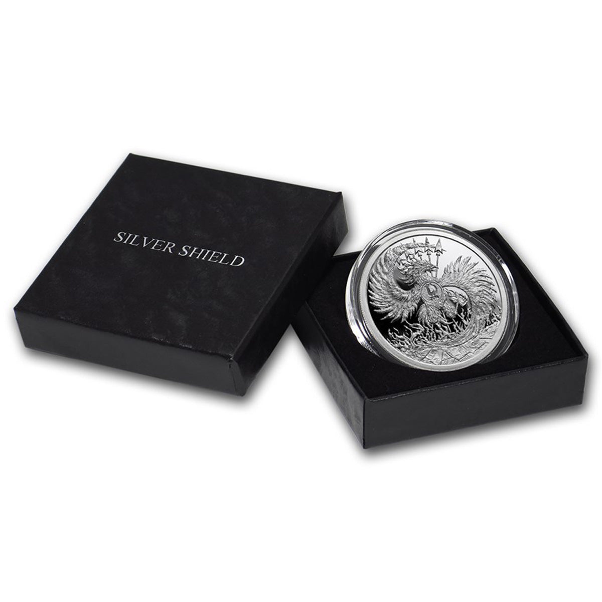 2018 Silver Shield Mark of the Beast 2oz Silver Medallion (No Tax) Edge/Rim Toning