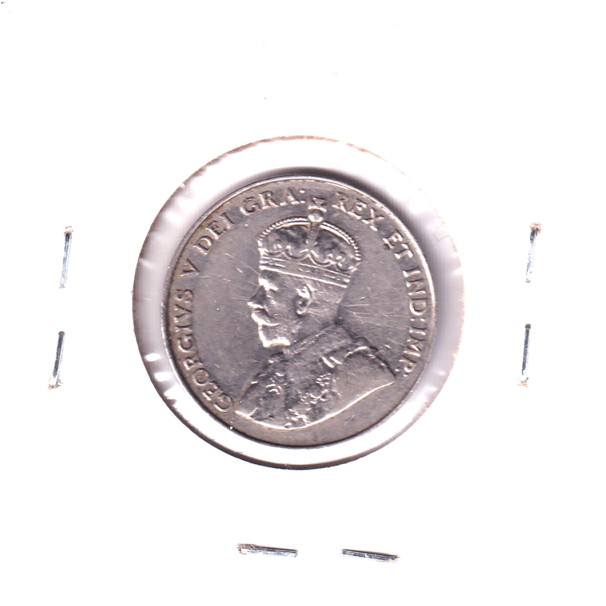 1934 Canada 5-cents VF-EF (VF-30) Scratched, toned, or impaired