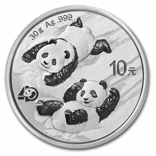 2022 10Y China Panda 30g .999 Silver (No Tax) Capsule Lightly Scratched