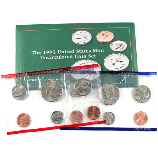 1993 USA P&D Uncirculated Coin Set (See Description)