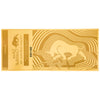 Silver Gold Bull Aurum 1/10g 24K .9999 Gold Wafer Note (No Tax)
