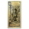 Five Florida Goldback 1/200oz 24K .9999 Gold Wafer Foil Note (No Tax) Minor Scratches