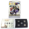 2001 Hockey Hall of Fame Inductee Medallion Collection of 5 in Case (Impaired)