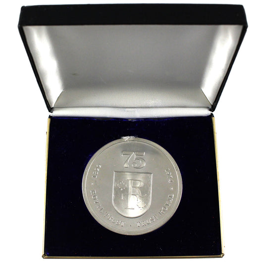 Royal Trust Company 1974 75th Anniversary Medallion in Case (Impaired)