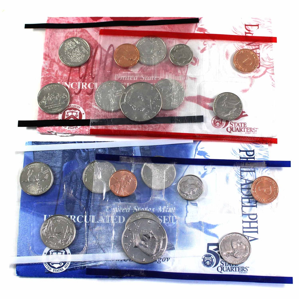 1999 USA Uncirculated Coin Set, P&D Mints (Light Issues)