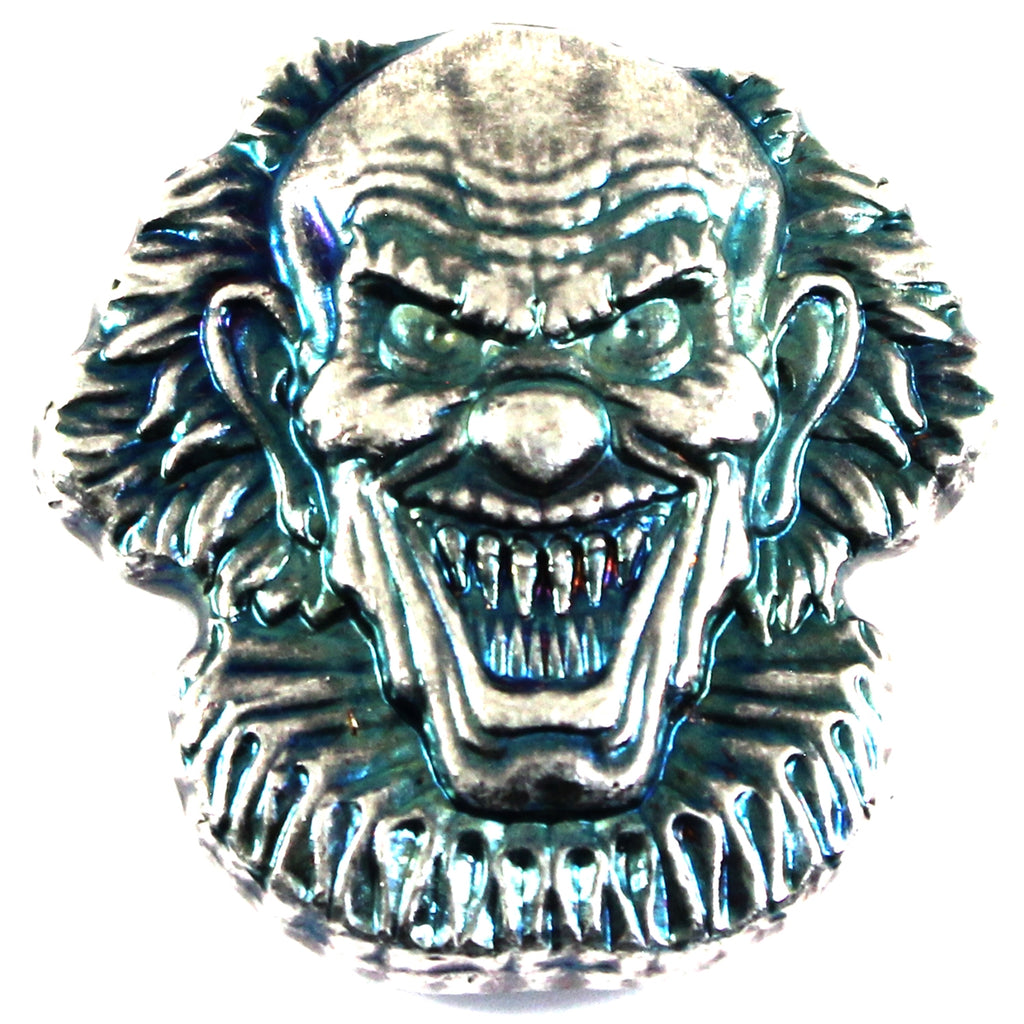 Monarch 3D Art Bar Evil Clown 2oz. .999 Fine Silver (No Tax) Lightly Toned
