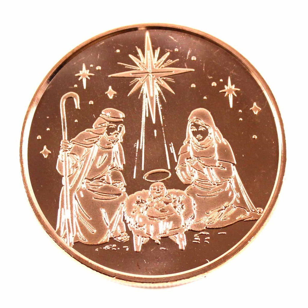 Nativity 1oz. .999 Fine Copper
