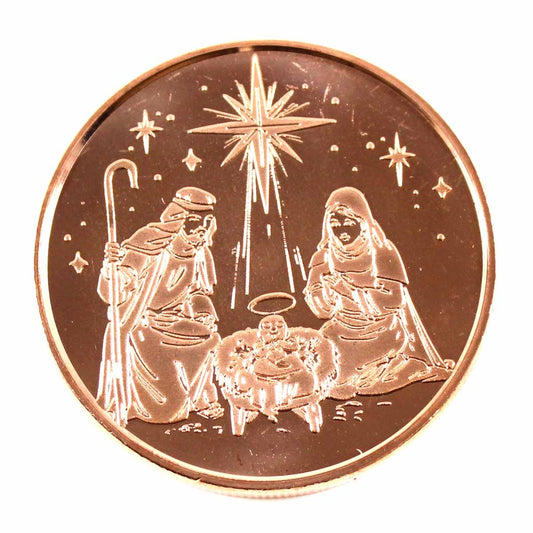 Nativity 1oz. .999 Fine Copper